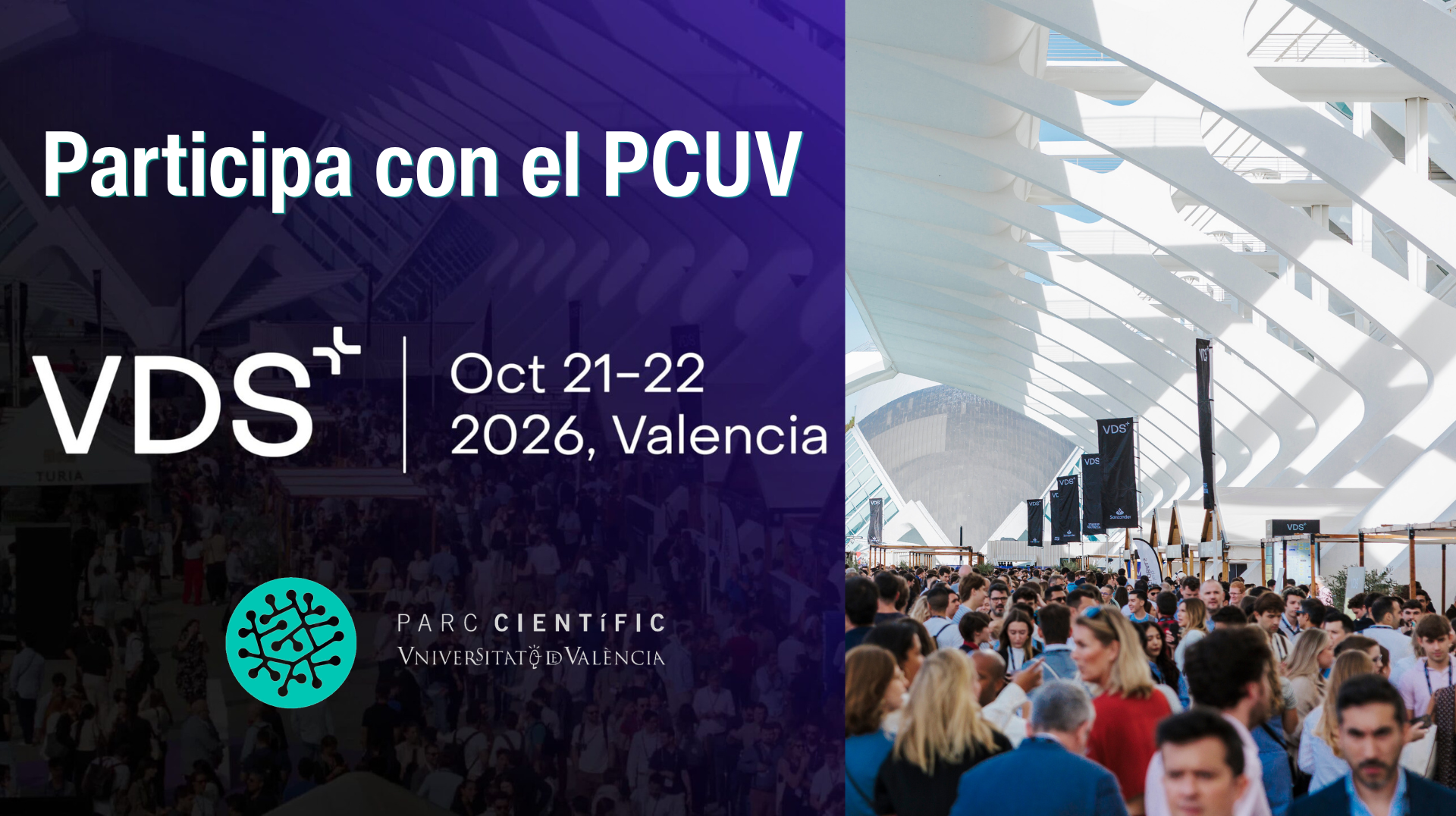 El Parc Científic UV te invita a participar en VDS 2026 con espacio expositivo propio