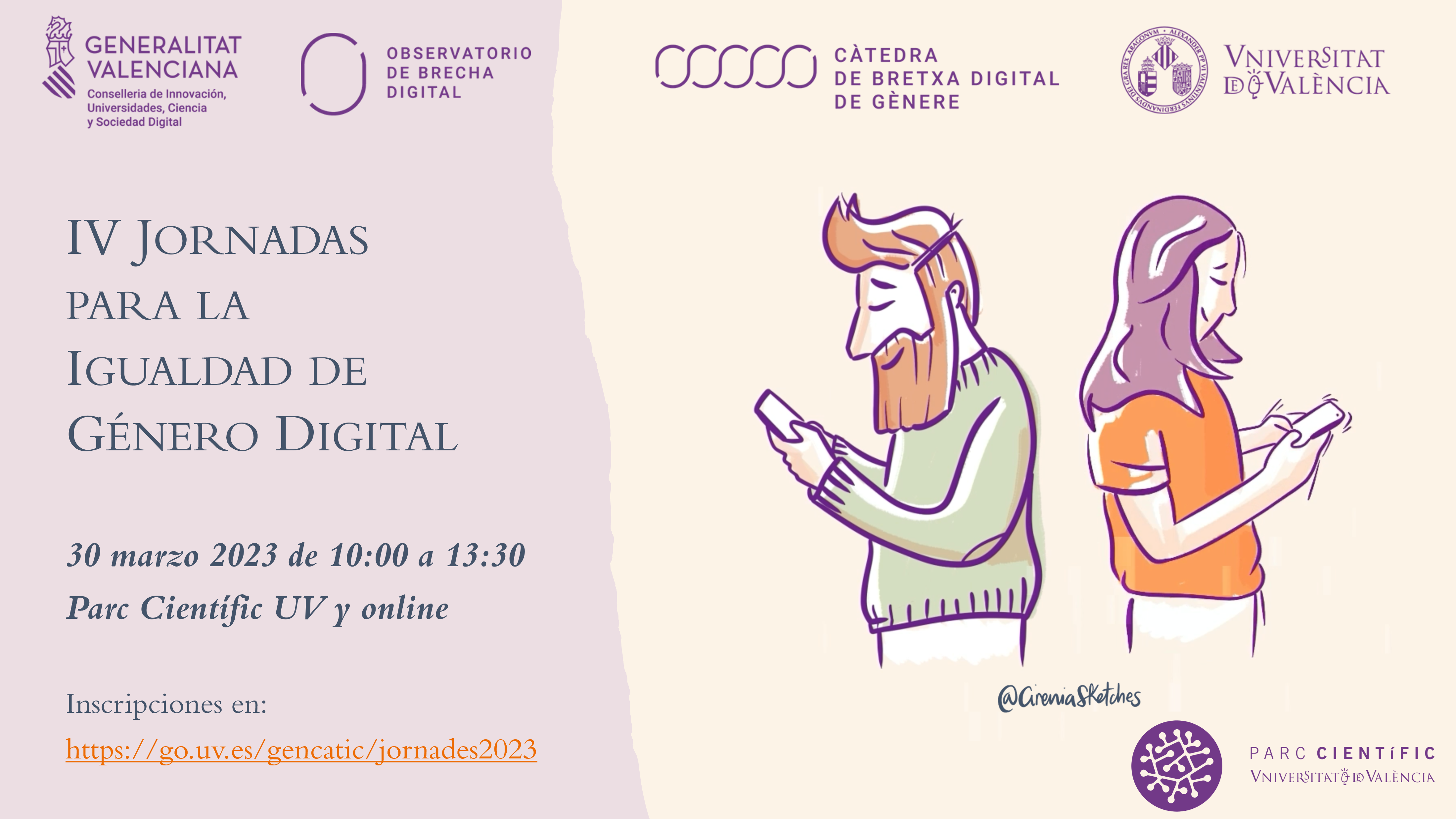 Cátedra de Brecha Digital de Género | IV Jornadas para la Igualdad de Género Digital