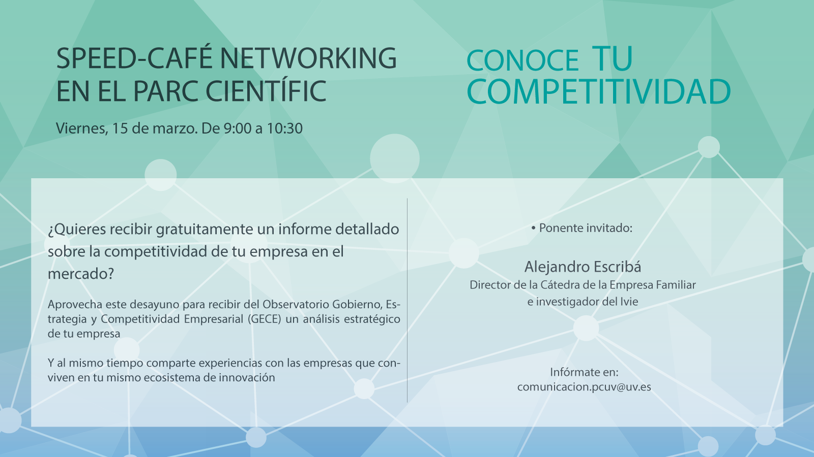 Speed-Café Networking with GECE Observatory