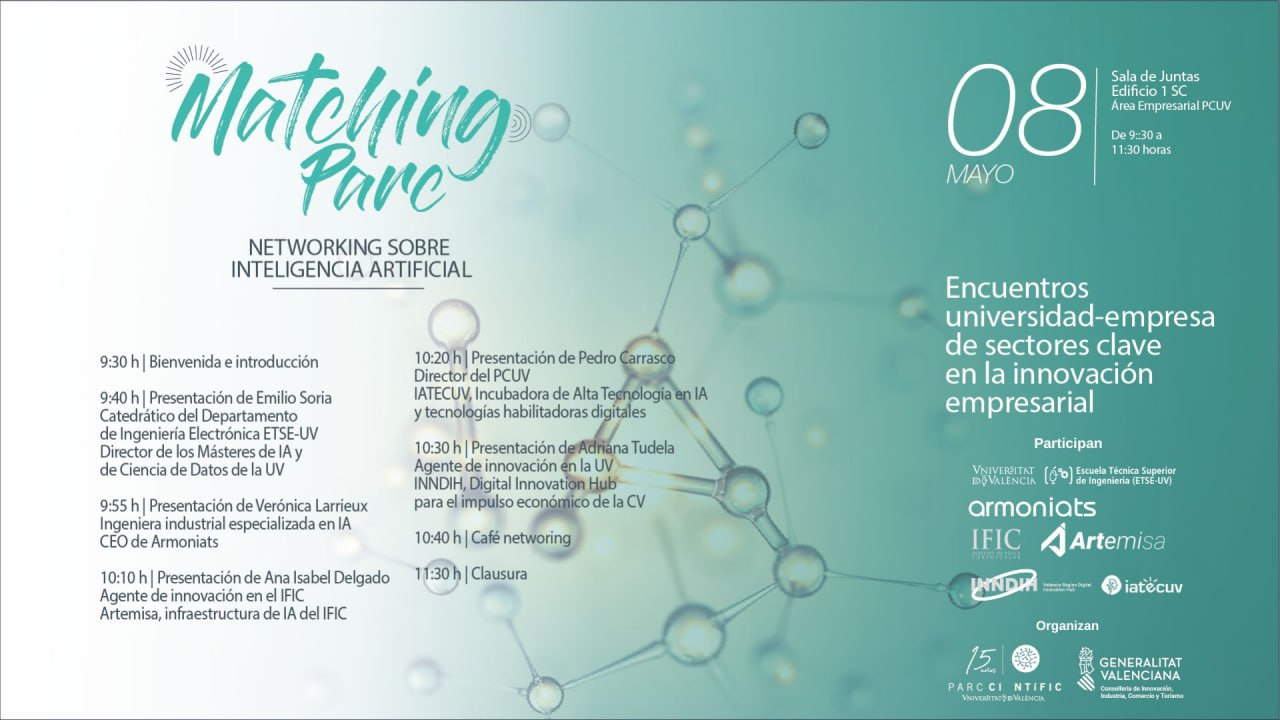 Matching Parc | Desdejuni networking sobre Intel·ligència Artificial