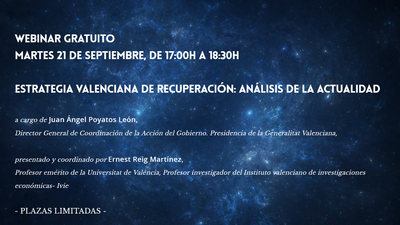 Seminario ADEIT | Estrategia valenciana de recuperación: análisis de la actualidad