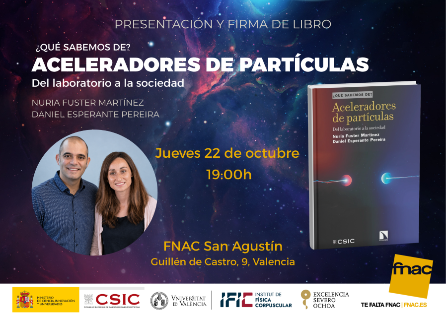 El IFIC acerca el mundo de los aceleradores de partículas al público con la presentación de un nuevo libro