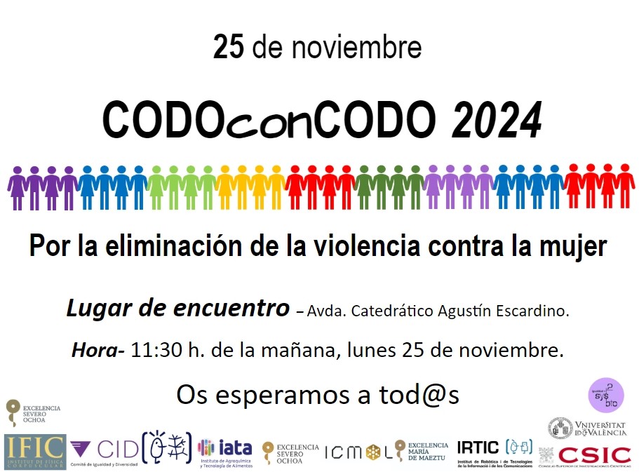 Codo con codo 2024 por la Eliminación de la Violencia Machista 
