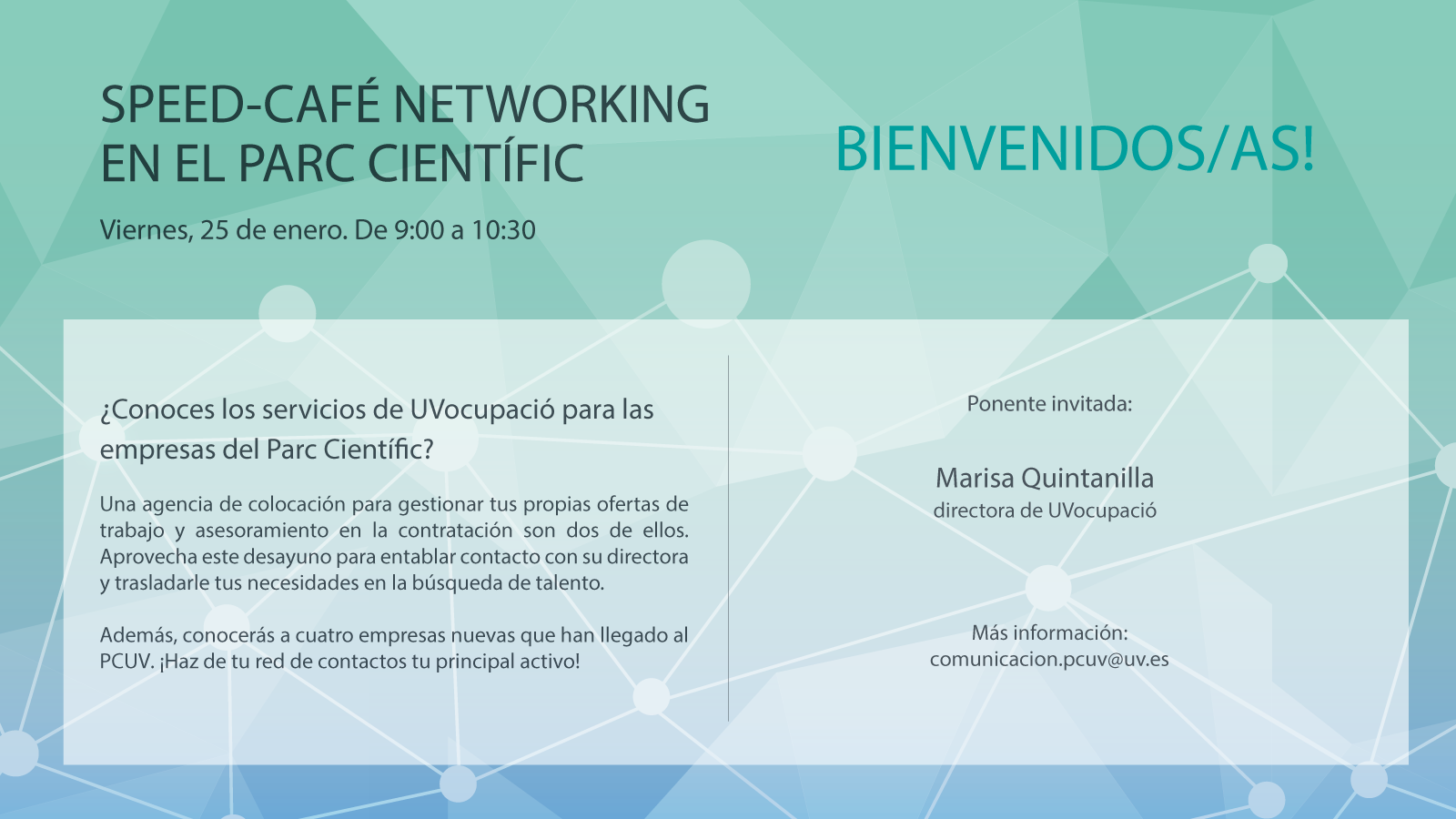 Speed-Café Networking con UVocupació