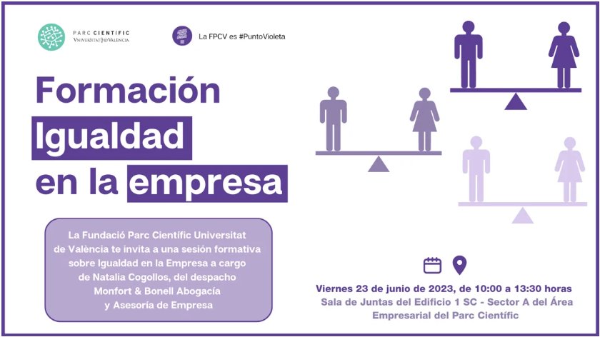 Jornada FPCUV | Formación Igualdad en la empresa a cargo de Monfort & Bonell Abogacía y Asesoría de Empresa