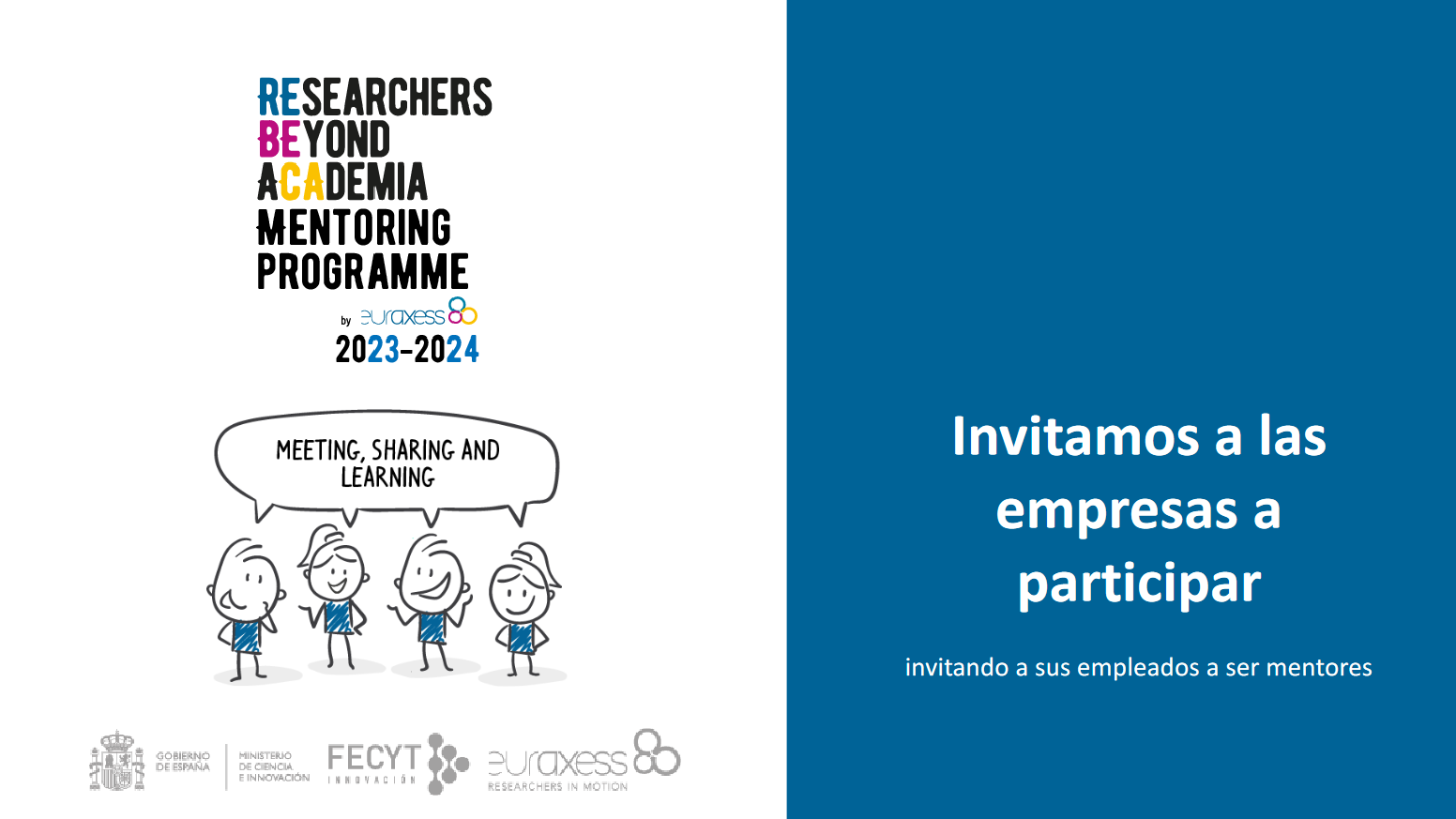 FECYT y Euraxess | Researchers beyond academia mentoring programme