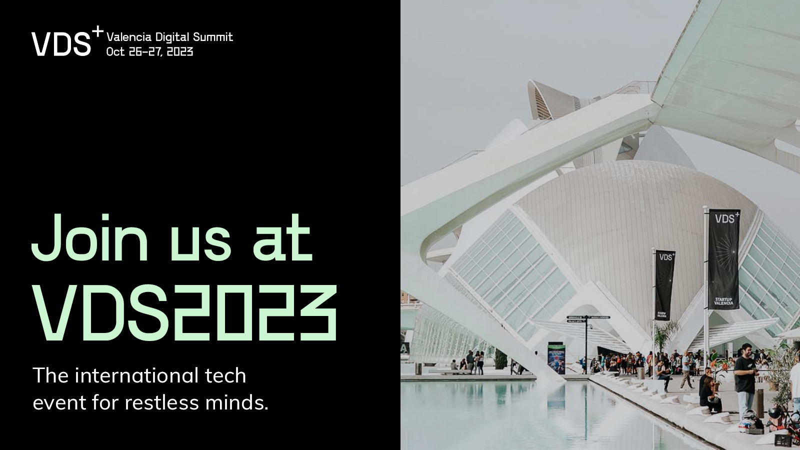 VDS 2023 | El Parc Científic de la Universitat de València te invita a asistir a la VALENCIA DIGITAL SUMMIT 2023