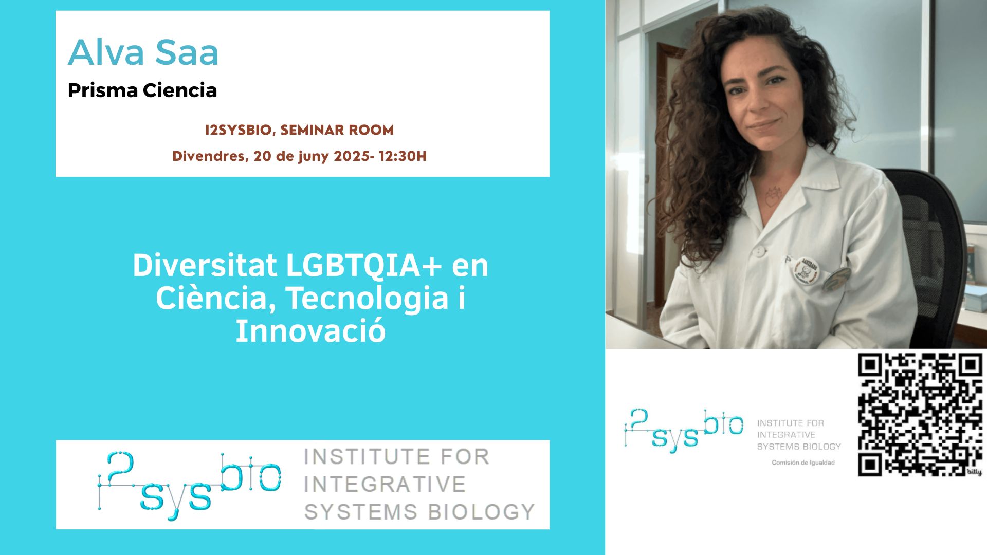 I2SysBio | Diversitat LGBTQIA+ en Ciència, Tecnologia i Innovació