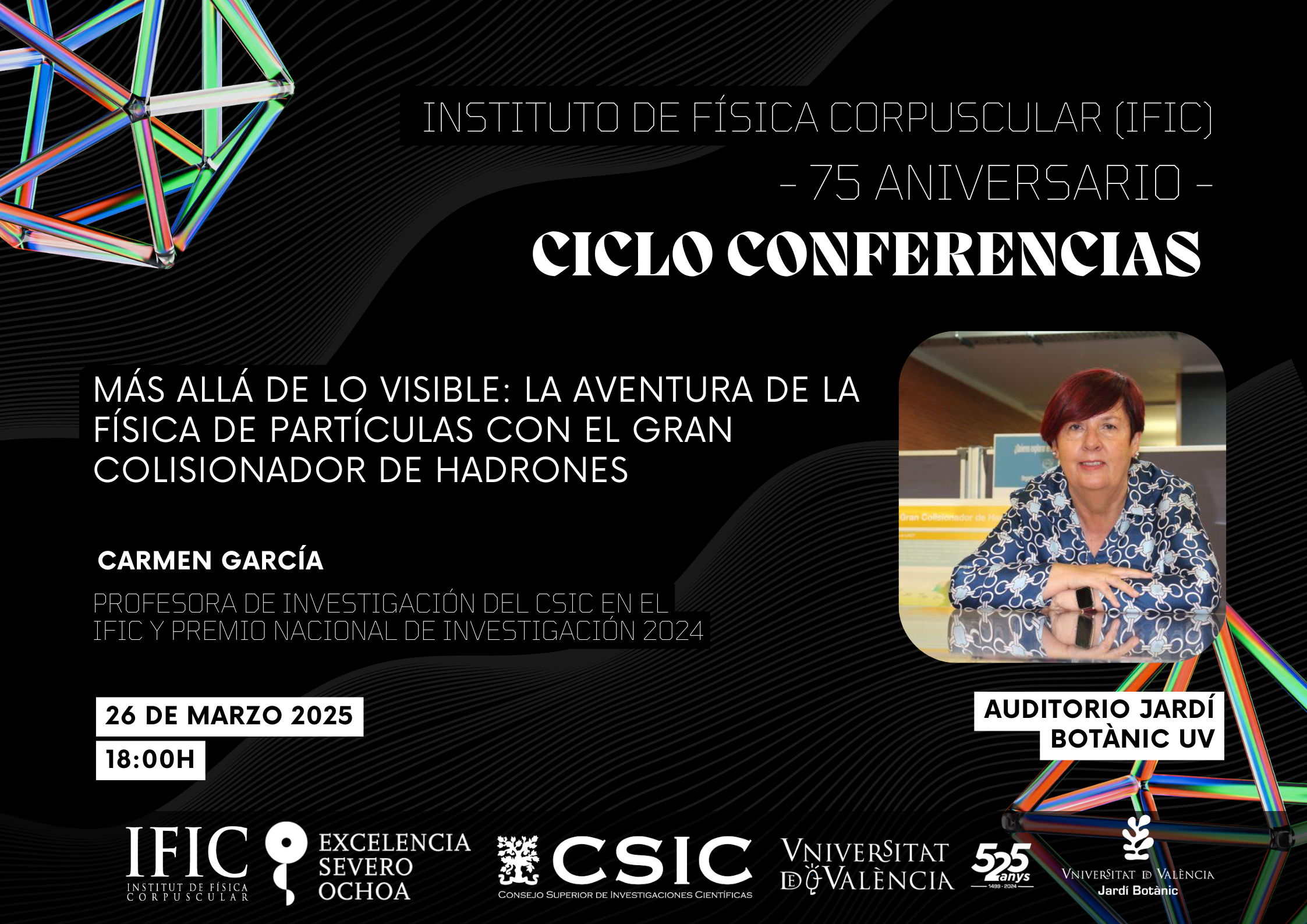 75 aniversari IFIC| Conferència de Carmen García 