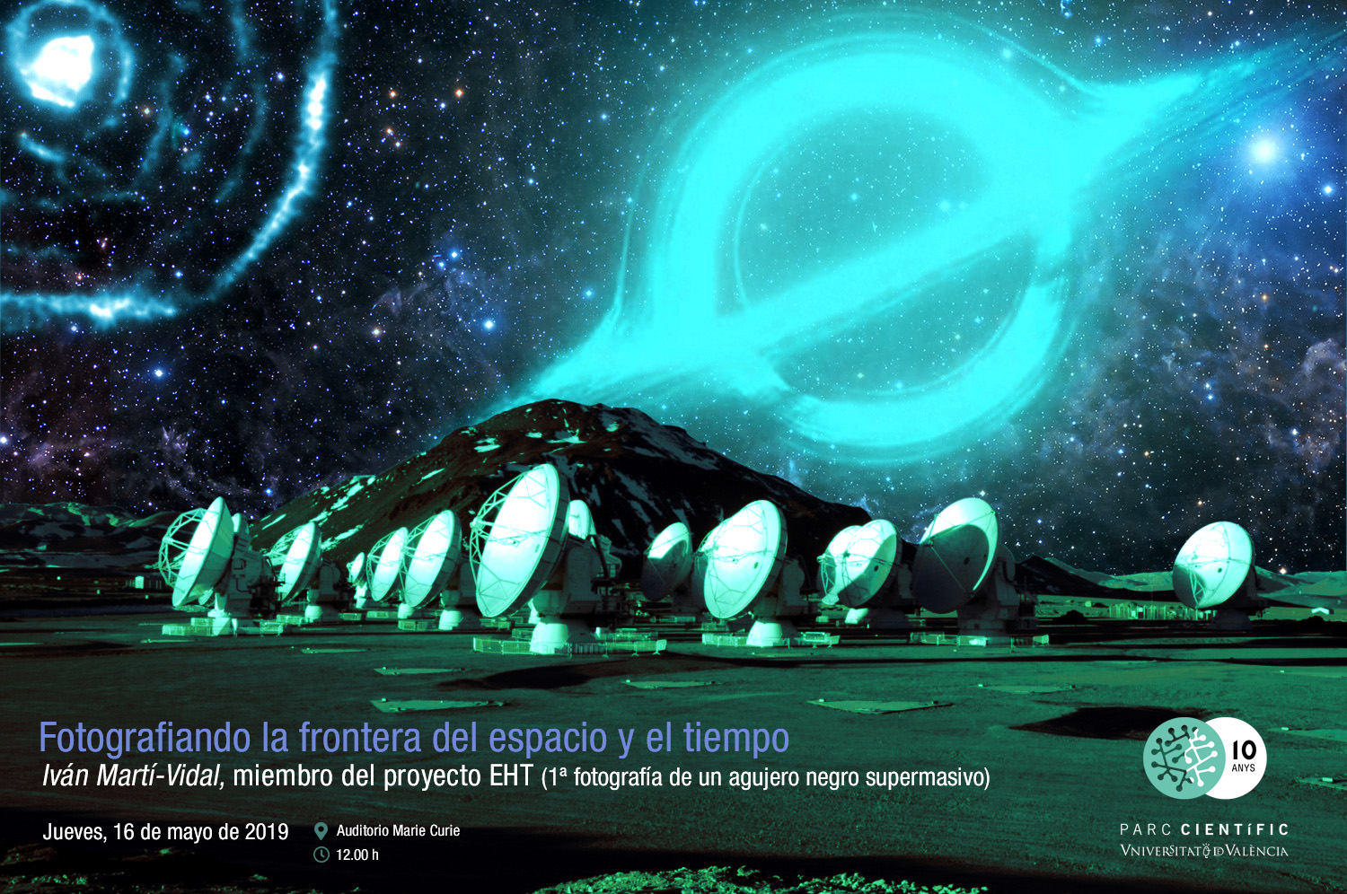 Fotografiando la frontera del tiempo y el espacio
