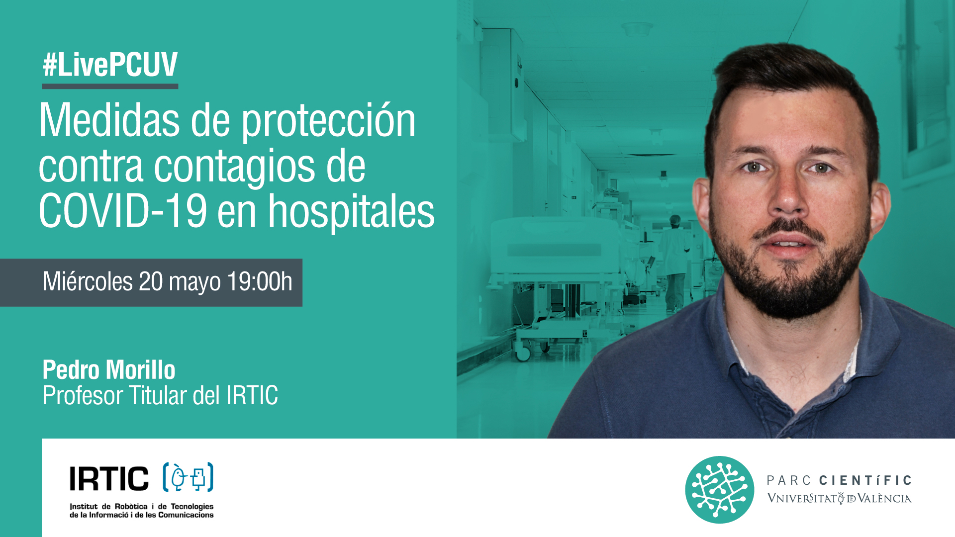 #LivePCUV con Pedro Morillo, profesor titular del IRTIC