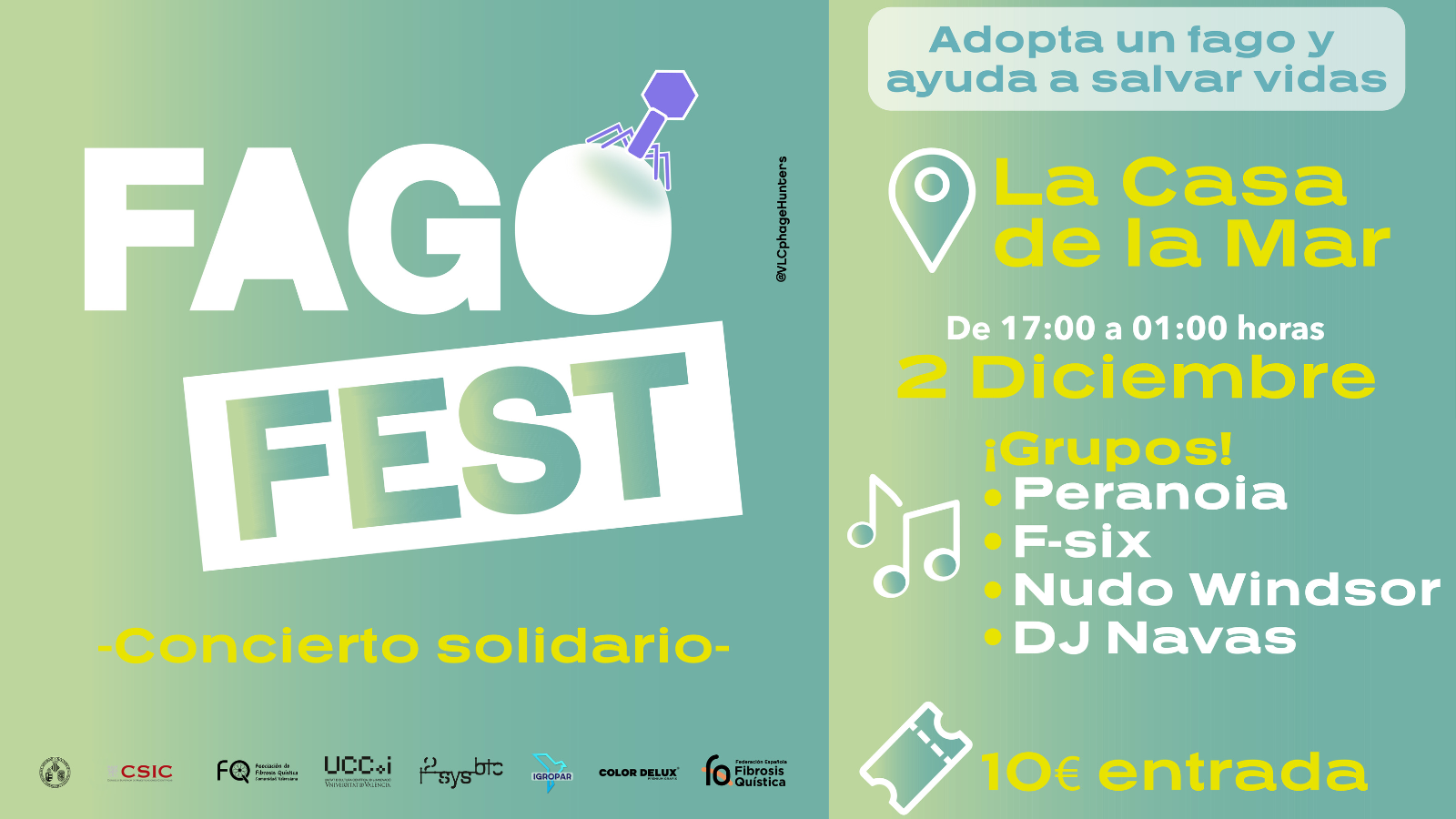 VLCPhageHunters | Celebración del primer concierto FAGOFEST