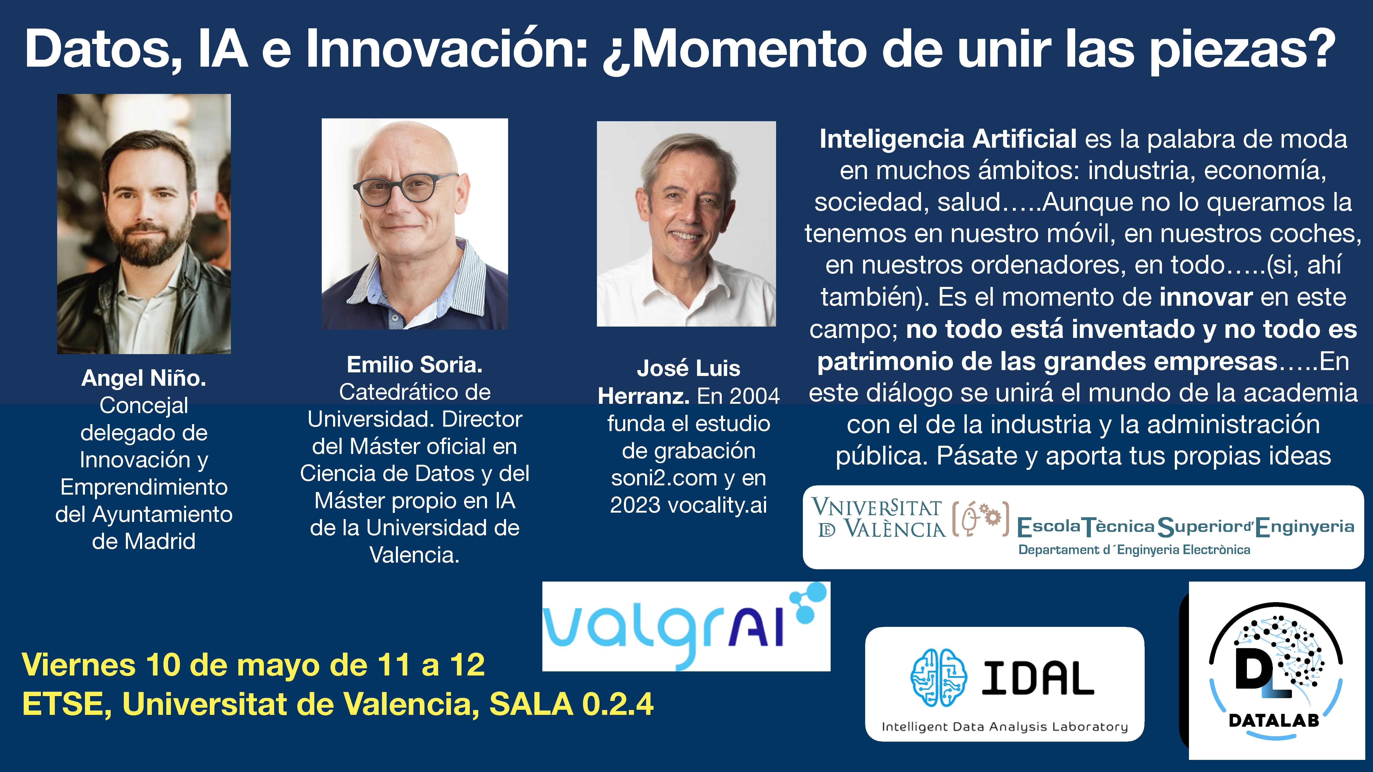 ETSE | Datos, IA e Innovación: ¿Momento de unir las piezas?
